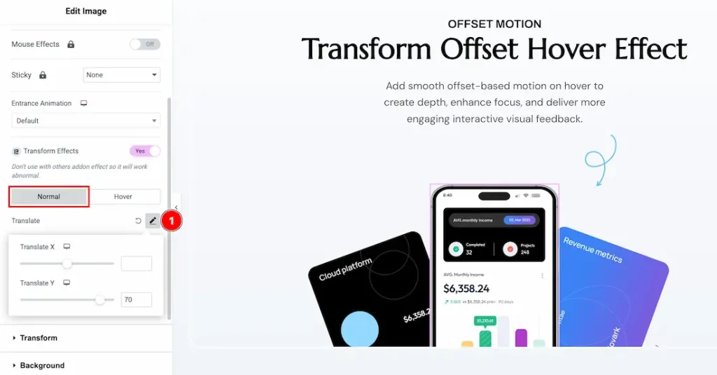 Let's Describe the Transform Effects Feature