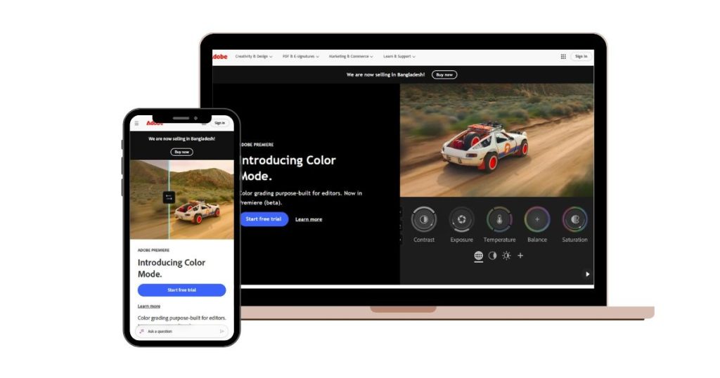 Adobe: Consistent Design Style