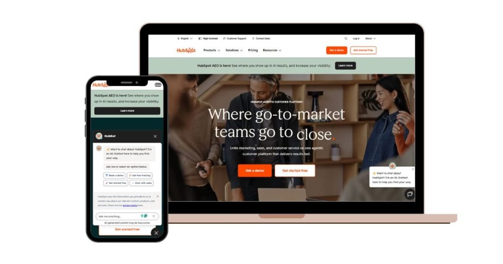 HubSpot: Testimonials Section