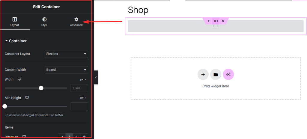 Click any element to edit its content, style and settings in the left panel