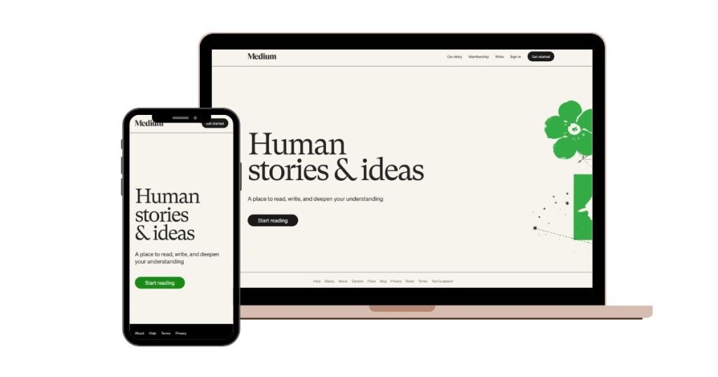Medium: Clear Typography