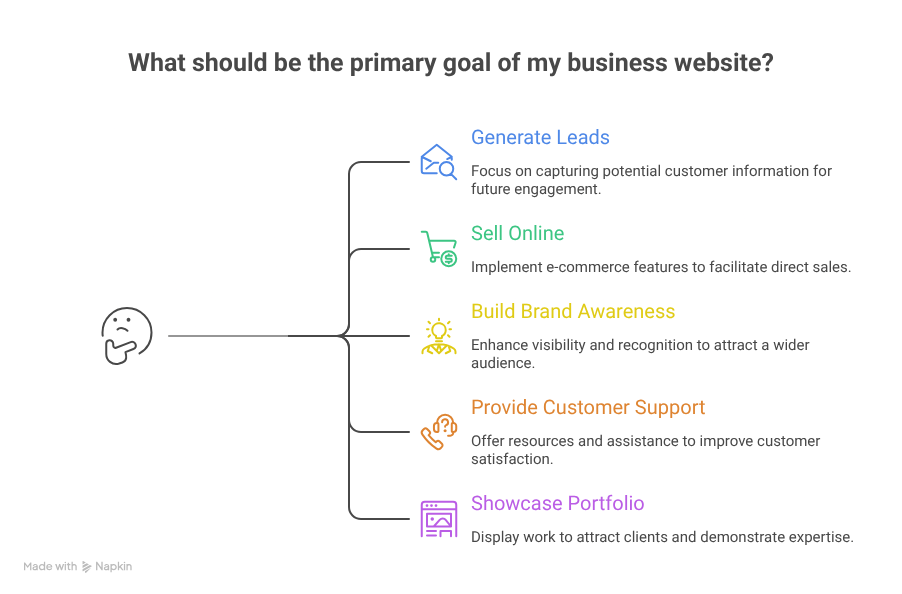 How do I create a website for my business?