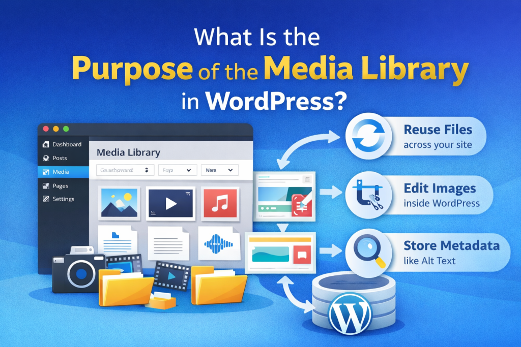 what is the purpose of media library in wordpress
