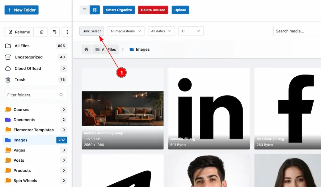 On Bulk Images