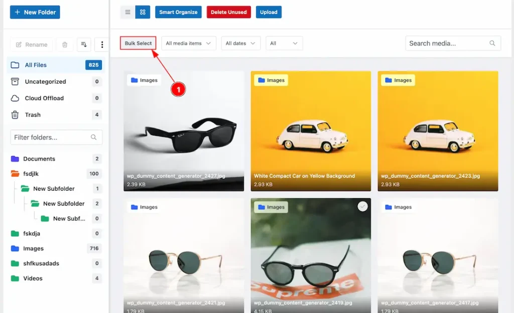 On Bulk Images