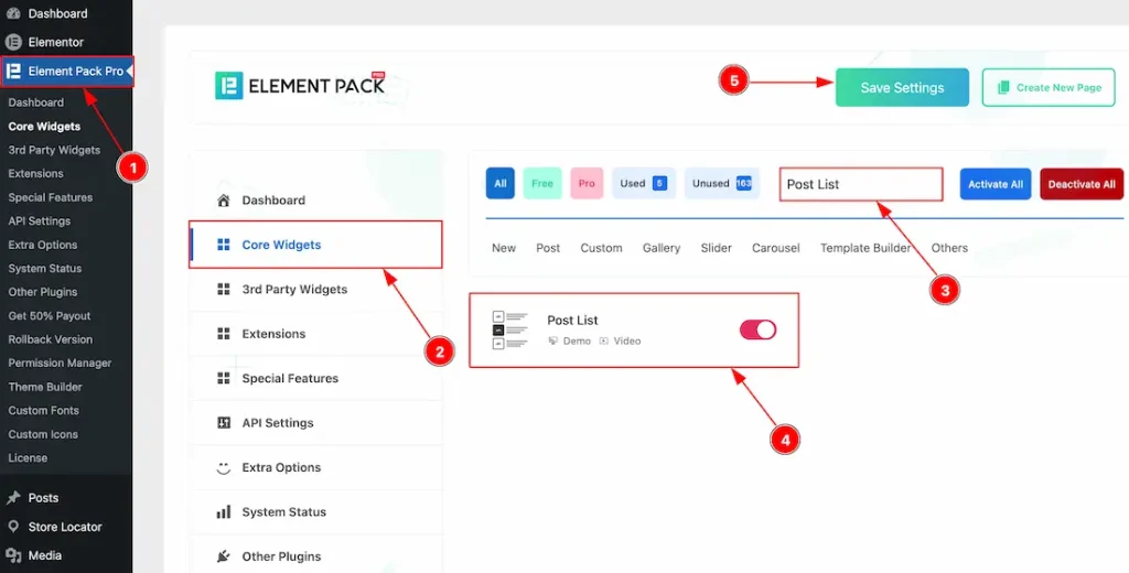 How to use the Post List widget by Element Pack Pro