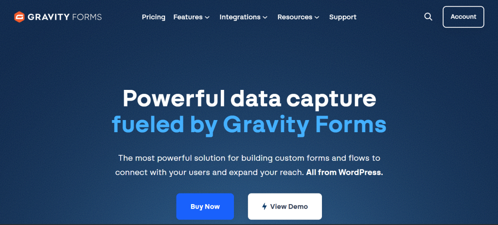 Gravity Forms - Best Alternatives to Jotform for Smarter Online Forms