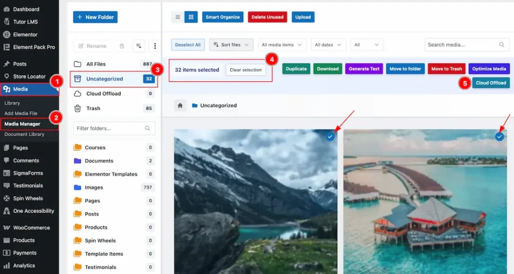 How to Use the Offload Media Feature in Media Manager