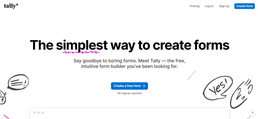 Tally Forms - Best Alternatives to Jotform for Smarter Online Forms