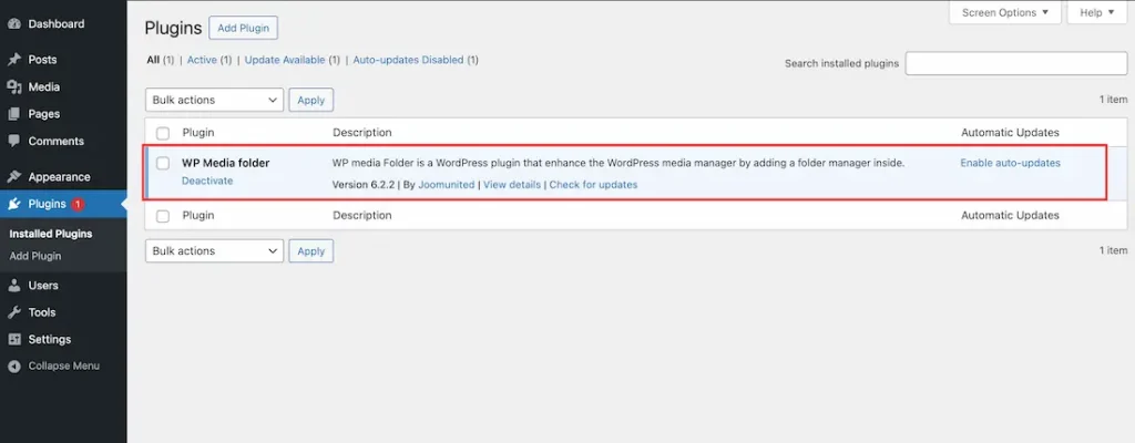How to Import the WP Media plugin Folder Structure directly into Sigma Media Manager