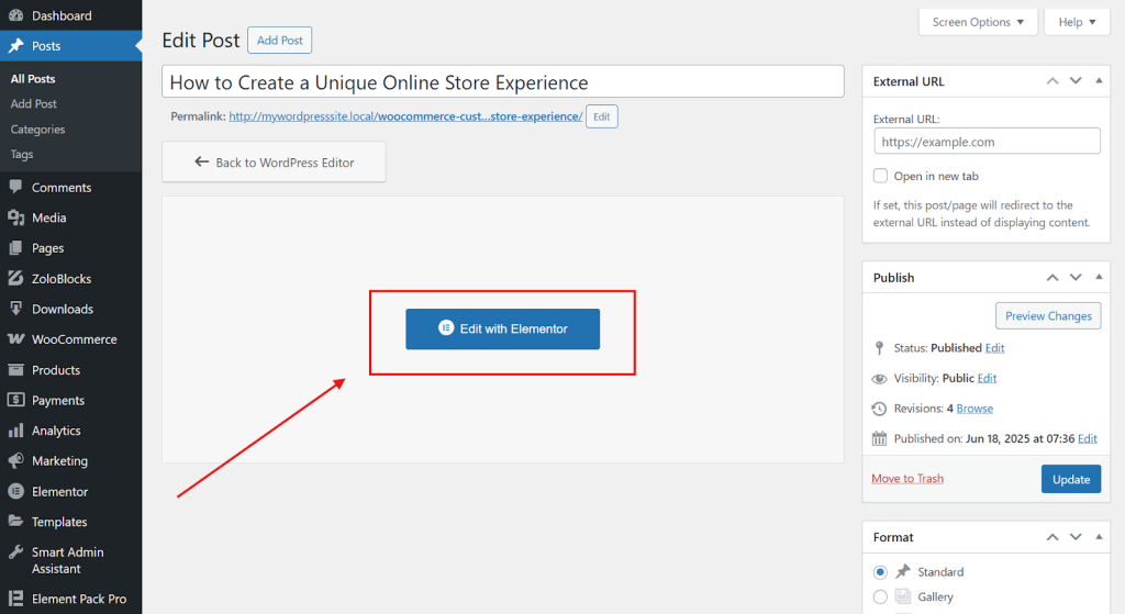 fix underline links in Elementor 