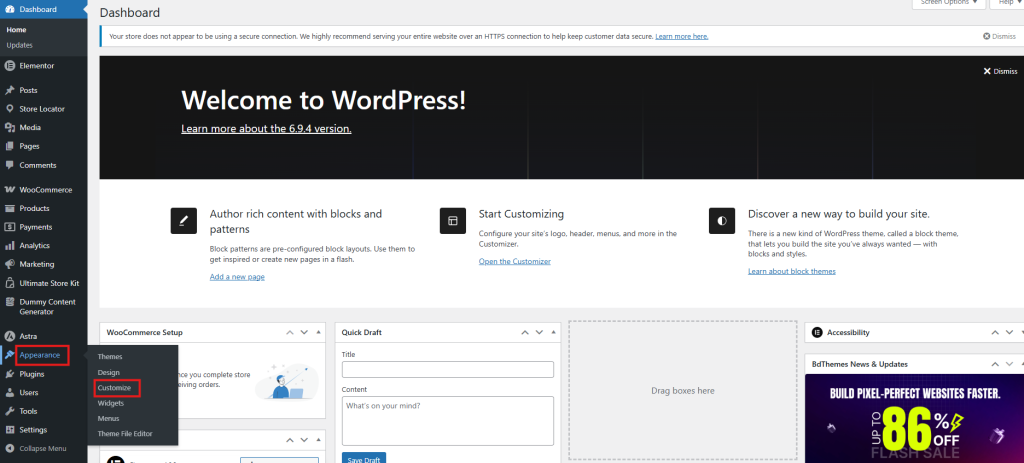 WordPress Customizer