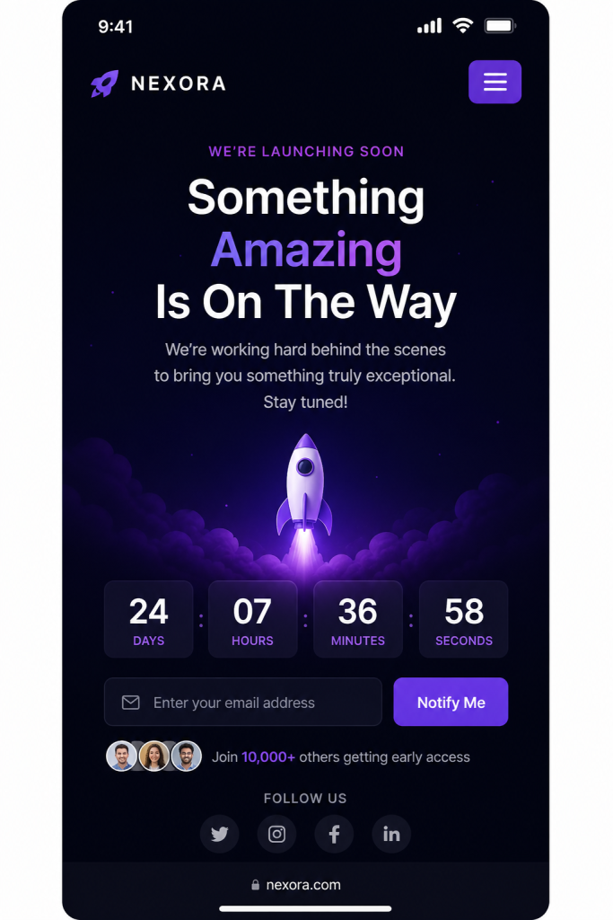 The Mobile-First Template (Optimized for Handhelds)