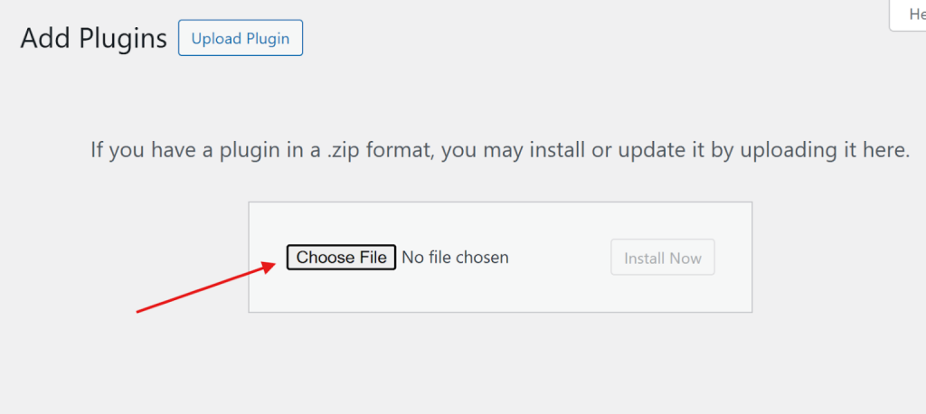 Find the plugin zip file 
