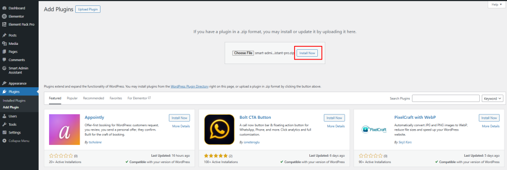Install Now
