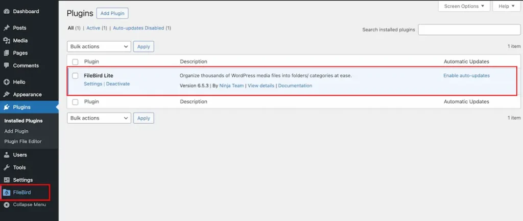 How to Import the FileBird Folder Structure directly into Sigma Media Manager