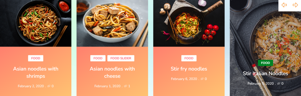 Amox Carousel - Attractive Carousel Post Example