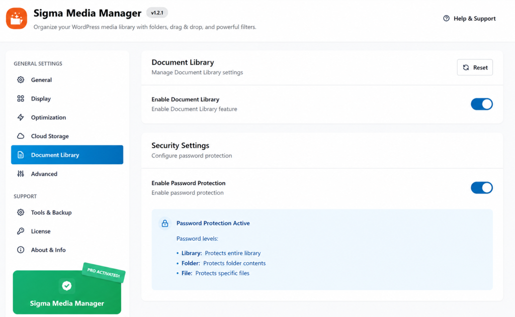 Document library