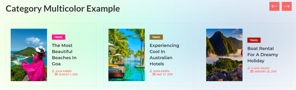 Harold List Carousel - Attractive Carousel Post Example