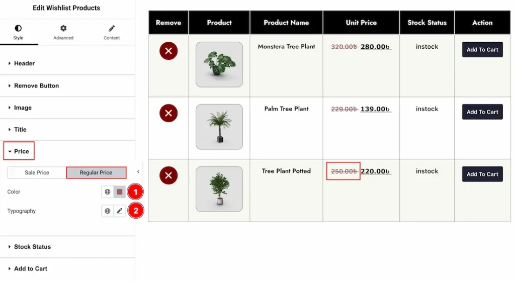 Price regular - BdThemes