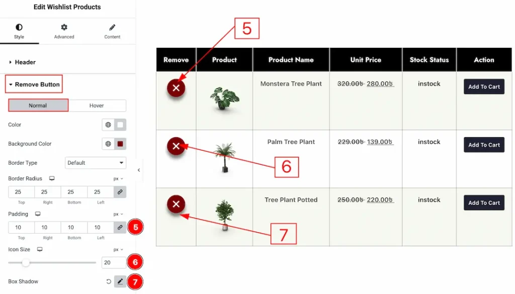 Remove button 02 - BdThemes