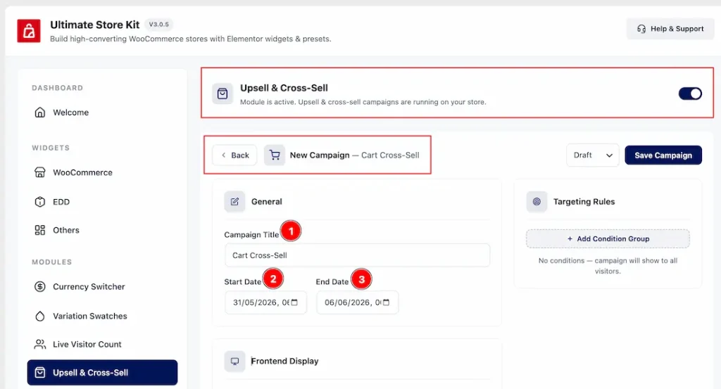 Setting Up the Cart Cross-Sell Feature
