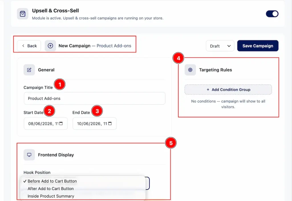 Setting Up the Product Add-ons Feature
