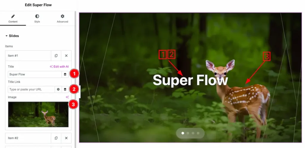 How to use the Super Flow slider widget by Prime Slider Pro