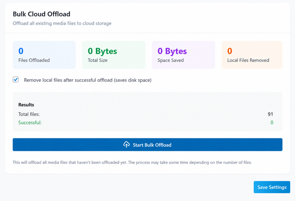 bulk cloud offload