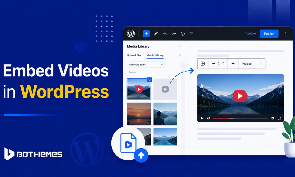 Learn how to embed video in WordPress from the media library using built-in tools and Sigma Media Manager. Follow simple step-by-step instructions for beginners.