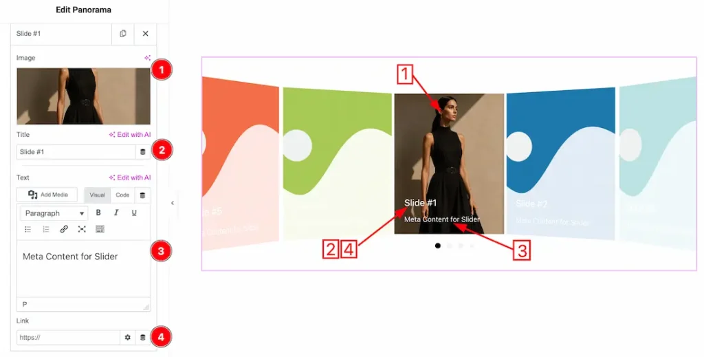 How to use the Panorama slider widget by Prime Slider Pro