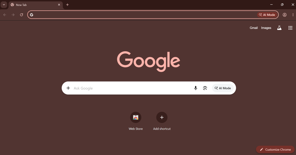 preview of dark user mode from windows settings