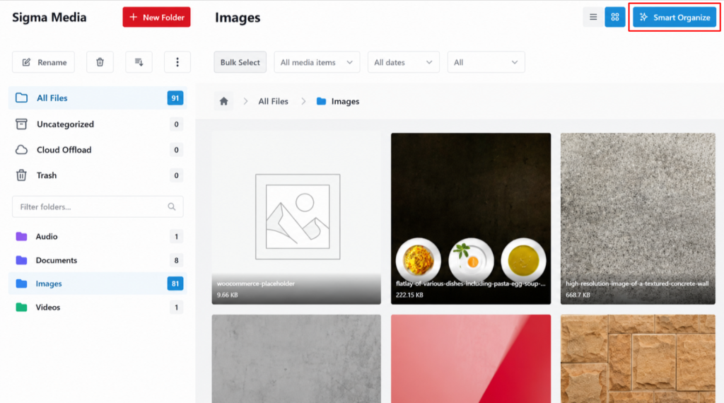 smart organize the folder
