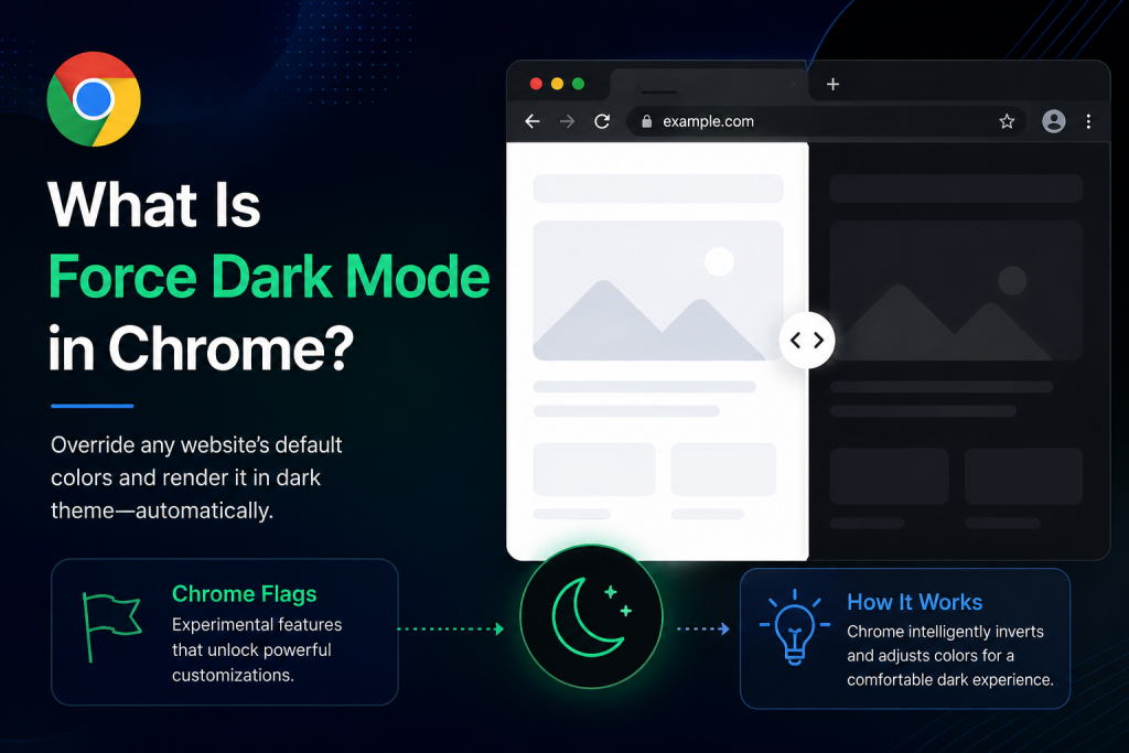 what is force dark mode in chrome