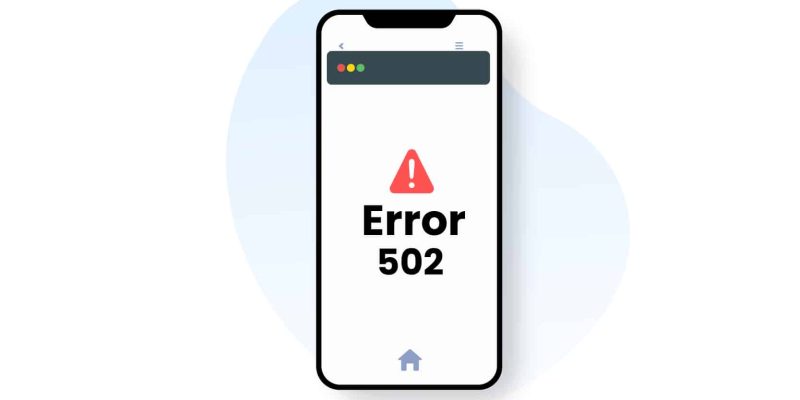 Error 502 server error 
